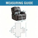 Electric Recliner Sofa Cover - Smoky Cyan