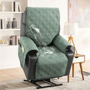 Electric Recliner Sofa Cover - Bean Green