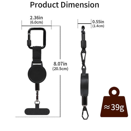 2 Pcs Square Phone Buckle