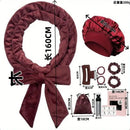 Pink No Heat Sleep Hair Curler 9Pcs Gift Set