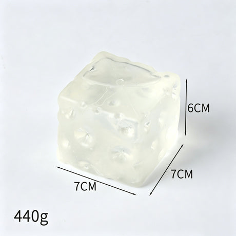 Transparent Cheese Squishy 7cm