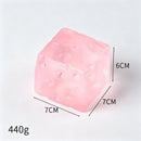 Pink Cheese Squishy 7cm