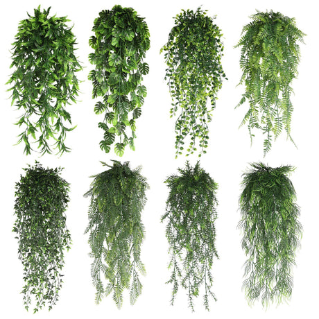 5-Fork Maple Leaf Hanging Vine 3 pieces