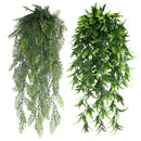 5-Fork Serrated Leaf Hanging Vine 2 pieces