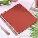 Grid Notebook Wine Red 60 Sheets/120 Pages