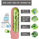 4Pcs Herb & Vegetable Fresh Storage Containers-White