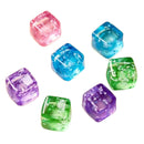 Snowflake Ice Cube Squishy Toy Purple