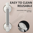 No Drill Vacuum Suction Grab Bar, Non-Slip Safety Handle for Bathroom