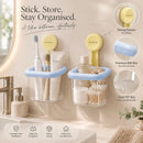 2pcs Wall-Mounted Storage Box - Bubble Blue