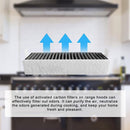 4-Pack Range Hood Filters, Replacement Air Purifier Mesh Compatible with Siemens HZ9VRCR0 & Bosch Hez9vrcr0 17004796