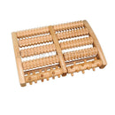 5-Row Roller Foot Massager, Wooden Home Pedicure & Foot Spa Massager, Mini Foot Roller