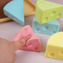 7.5cm Yellow Triangle Cheese Squishy Toy