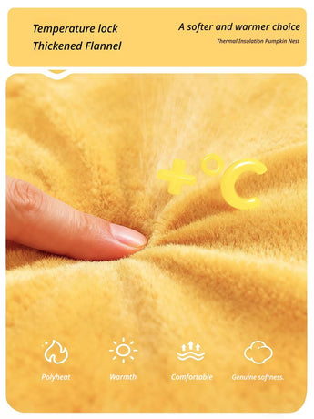 Yellow Pumpkin Short Plush Version S