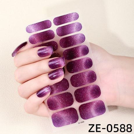 NailPolishFilmNailStickersZE-0587