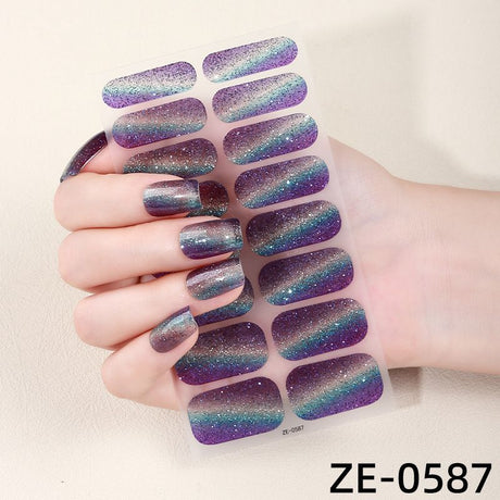 NailPolishFilmNailStickersZE-0587
