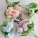 7-Branch Handheld Artificial Bouquet | Ins-Style Spring Romance, Long-Lasting Healing Little Happiness/7 fork Nami [playful shallow peach]