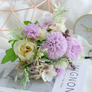 7-Branch Handheld Artificial Bouquet | Ins-Style Spring Romance, Long-Lasting Healing Little Happiness/7 fork Nami [playful shallow peach]