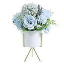 7-Branch Handheld Artificial Bouquet | Ins-Style Spring Romance, Long-Lasting Healing Little Happiness/7 fork Nami [clear sky and blue sky]
