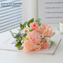 7-Branch Handheld Artificial Bouquet | Ins-Style Spring Romance, Long-Lasting Healing Little Happiness/7 fork Nami [clear sky and blue sky]