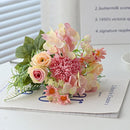 7-Branch Handheld Artificial Bouquet | Ins-Style Spring Romance, Long-Lasting Healing Little Happiness/7 fork Nami "light luxury light green"