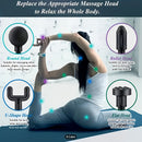 **Portable Deep Tissue Massager | 6-Speed & 4 Heads & 15-Min Timer｜Professional Muscle Recovery, Anytime Anywhere**