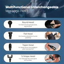 **Portable Deep Tissue Massager | 6-Speed & 4 Heads & 15-Min Timer｜Professional Muscle Recovery, Anytime Anywhere**