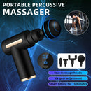 **Portable Deep Tissue Massager | 6-Speed & 4 Heads & 15-Min Timer｜Professional Muscle Recovery, Anytime Anywhere**GREEN