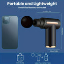 **Portable Deep Tissue Massager | 6-Speed & 4 Heads & 15-Min Timer｜Professional Muscle Recovery, Anytime Anywhere**GREEN