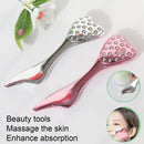 304 Stainless Steel Heart Shaped Roller Ball Massager: Face Lifting and Eye Soothing, Body Scraping and Relaxation, Lightweight and Portable, One Tool for Skincare and Body Care(coffee color)