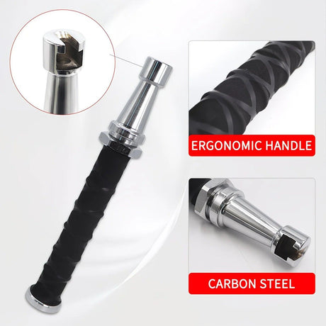 Paintless Dent Repair Puller, built-in powerful spring for automatic rebound, telescopic rod adapts to multiple scenarios, three-step operation for easy dent repair, labor-saving, efficient, and paint-friendly.(Pulling hammer without spring）
