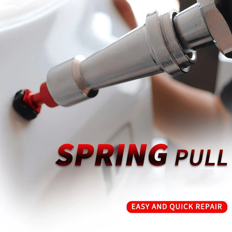 Paintless Dent Repair Puller, built-in powerful spring for automatic rebound, telescopic rod adapts to multiple scenarios, three-step operation for easy dent repair, labor-saving, efficient, and paint-friendly.(Pulling hammer without spring）
