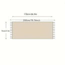 Solid Color Cashmere Wrap Scarf, Thickened for Warmth and Windproof, Bohemian-Style Winter Wardrobe Essential(orange)