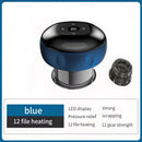 Blue Smart Cupping Massager: Wireless & Portable/One-Button Pressure Release/12-Level Red Light Heat Therapy, Detachable & Easy to Clean, Full-Body Applicable for Circulation Boost, Revitalize Your Body and Mind at Home or On the Go