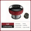 Blue Smart Cupping Massager: Wireless & Portable/One-Button Pressure Release/12-Level Red Light Heat Therapy, Detachable & Easy to Clean, Full-Body Applicable for Circulation Boost, Revitalize Your Body and Mind at Home or On the Go
