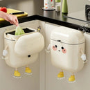 Wall Mount Kitchen Bin No Drill Adhesive Cabinet Door  9L Space Saver
