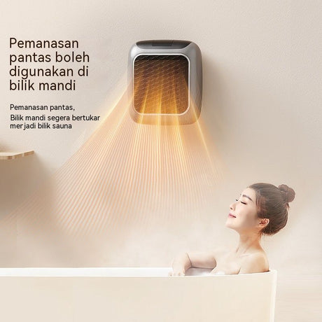 3-Second Heat Wall-Mounted Heater! Safe, Silent, Winter's 