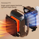 3-Second Heat Wall-Mounted Heater! Safe, Silent, Winter's "Little Sun"(GREEN)