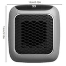 3-Second Heat Wall-Mounted Heater! Safe, Silent, Winter's "Little Sun"(GREEN)