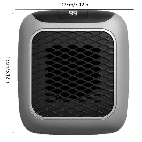 3-Second Heat Wall-Mounted Heater! Safe, Silent, Winter's 