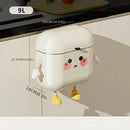 Wall Mount Kitchen Bin No Drill Adhesive Cabinet Door 12L  Space Save