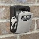 Household Wall-Mounted Key Box, Waterproof Secure Key Lockbox with Combination Lock, Large-Capacity Outdoor Key Safe for Storing Spare House Keys.BLACK