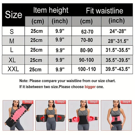 3.0mm Thickened Breathable Waist Trimmer | Sweat More for Intense Shaping, Waist Training & Back Support(black   XXL  code)