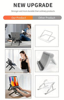 Multifunctional Laptop Stand: Portable and Foldable, 7-Level Height Adjustment, Efficient Heat Dissipation, Stable Load-Bearing