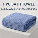Modern Pineapple Grid Design Ultra-Soft Coral Fleece Bath Towel｜90x170cm Extra Thick Strong Absorption, Suitable for Bathroom, Gym, Hotel, and Home Use.(Dark grey)