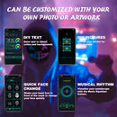 Smart LED Gesture-Sensing Light-Up Mask, 45 Dynamic + 70 Static Patterns, Party Atmosphere Essential / USB Rechargeable Version