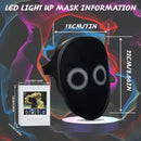 Smart LED Gesture-Sensing Light-Up Mask, 45 Dynamic + 70 Static Patterns, Party Atmosphere Essential / USB Rechargeable Version
