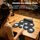 Portable Roll-Up Electronic Drum: Seven Pads with Realistic Feel, Silent Practice, Foldable and Easy to Carry Anywhere