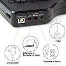 Portable Roll-Up Electronic Drum: Seven Pads with Realistic Feel, Silent Practice, Foldable and Easy to Carry Anywhere