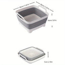Portable Folding Sink: Space-Saving Storage, Multi-Use for Kitchen, Balcony, and Outdoors