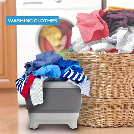 Portable Folding Sink: Space-Saving Storage, Multi-Use for Kitchen, Balcony, and Outdoors